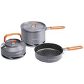 Fire-Maple Feast Heat Exchanger Cookware Set | 3-Piece Non-Stick Kit