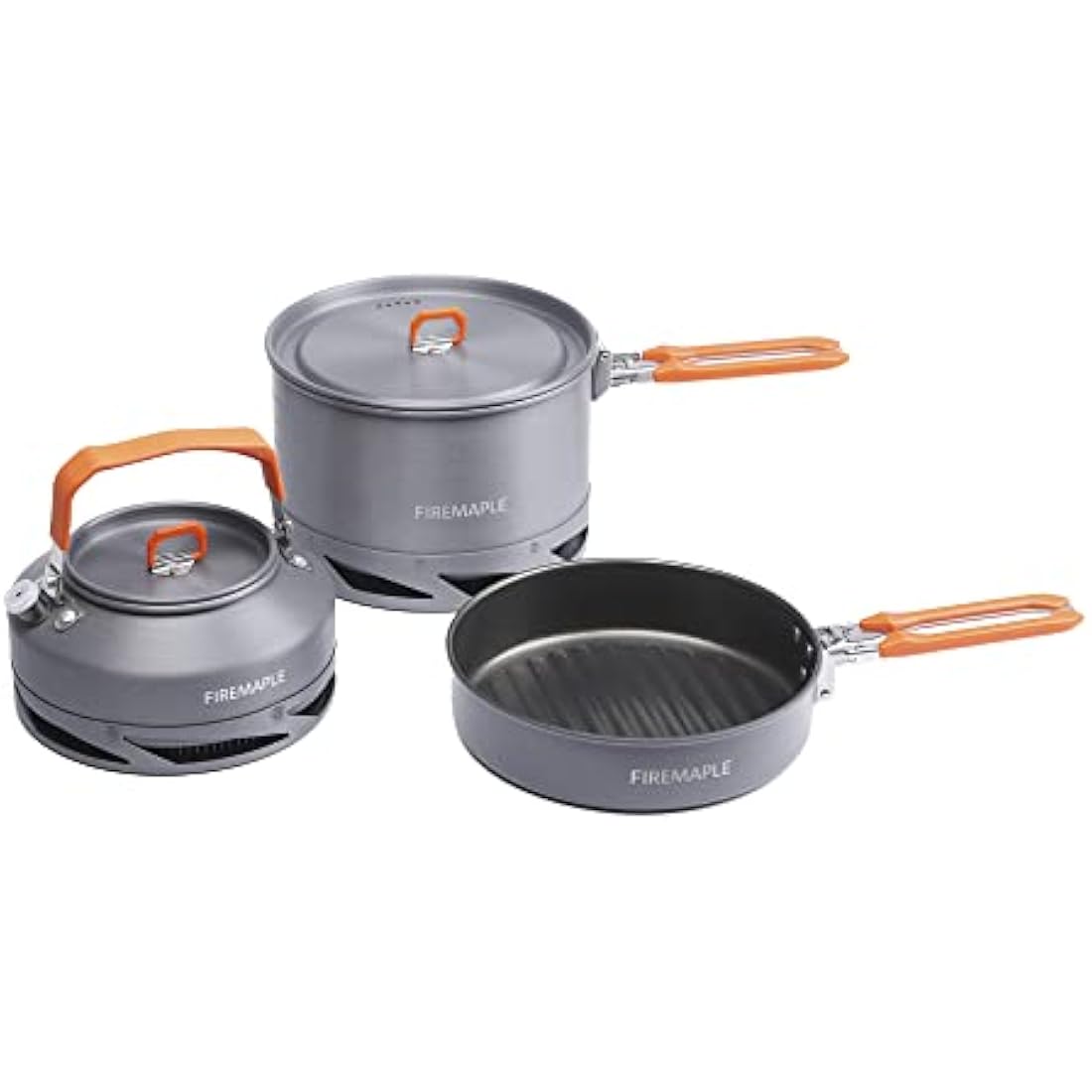 Fire-Maple Feast Heat Exchanger Cookware Set | 3-Piece Non-Stick Kit