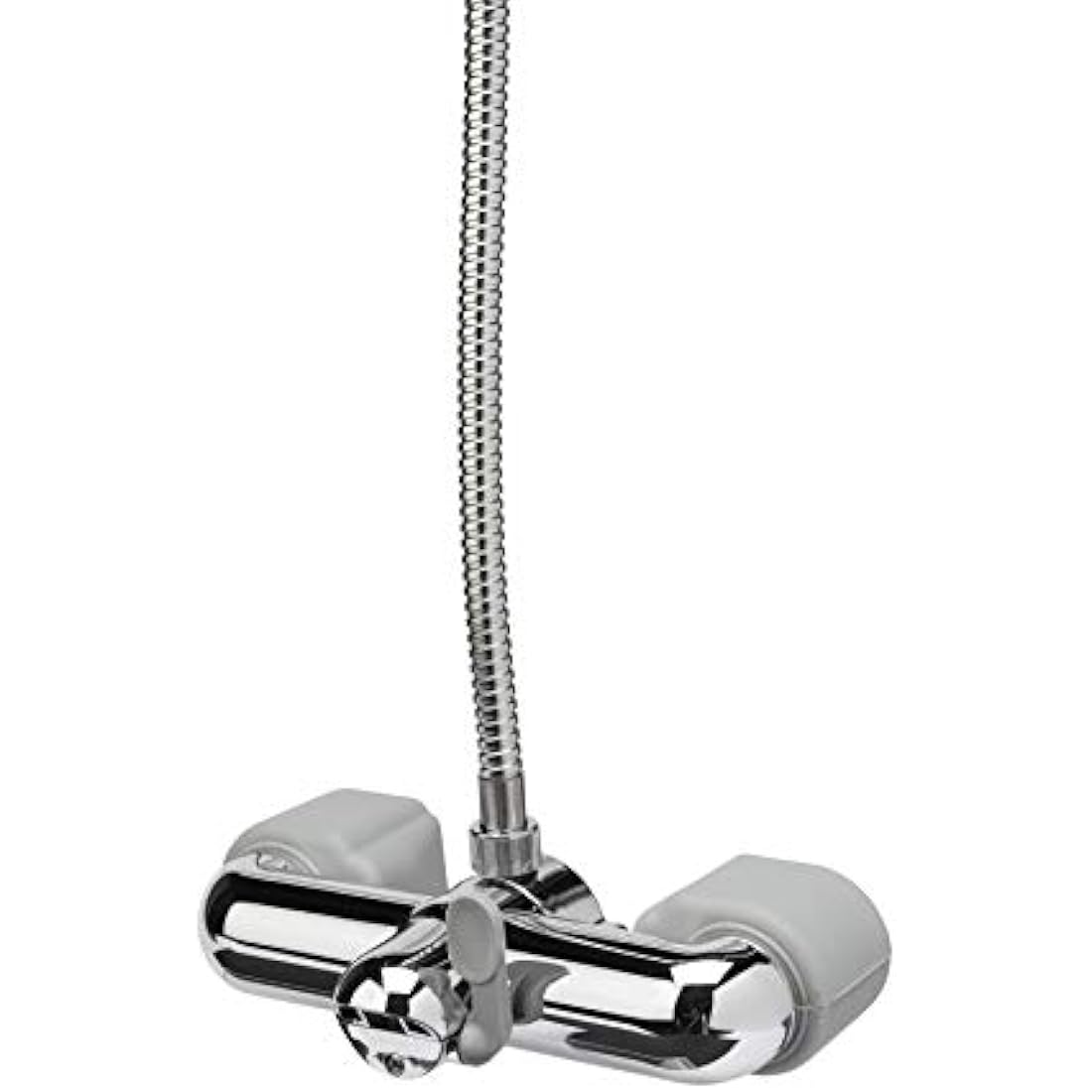 Croydex Chrome Shower Mixer Set with Riser Rail and 1.5m Hose