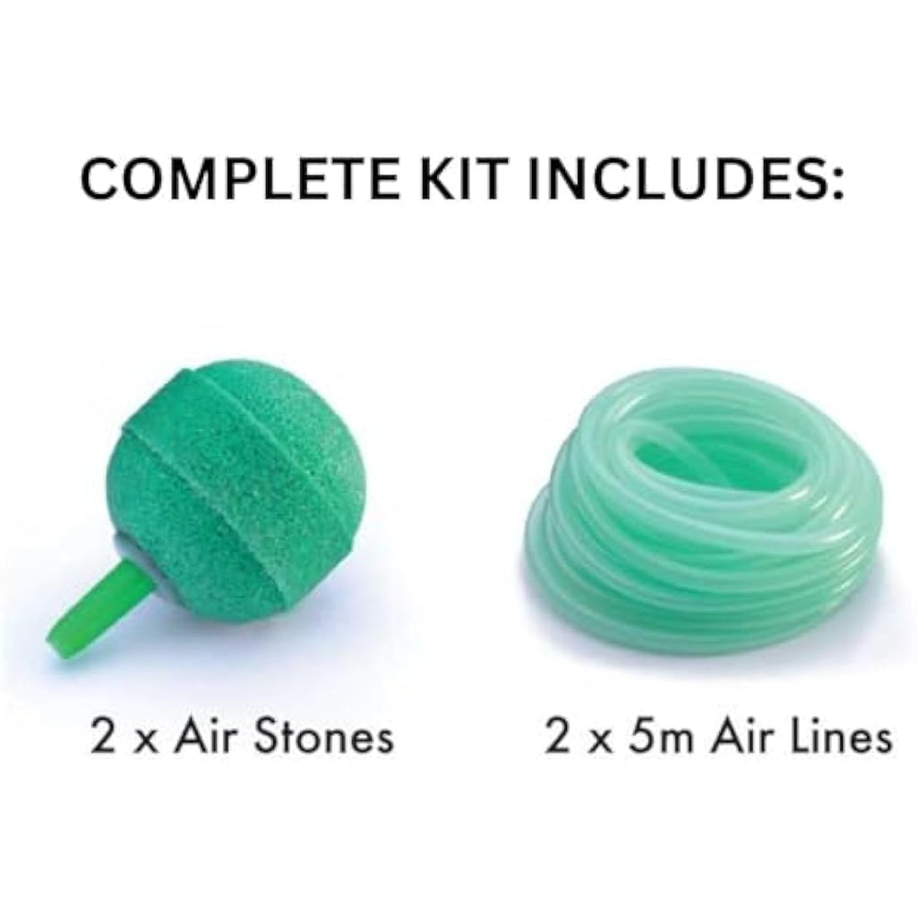 Blagdon Pond Water Oxygenator Kit | 2 Outlet Weatherproof Aerator