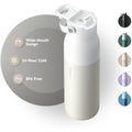 LARQ Swig Top 23oz Insulated Stainless Steel Water Bottle – Granite White