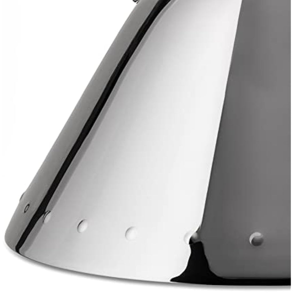 Alessi 9093 Whistling Kettle – Stainless Steel Induction Kettle, Black