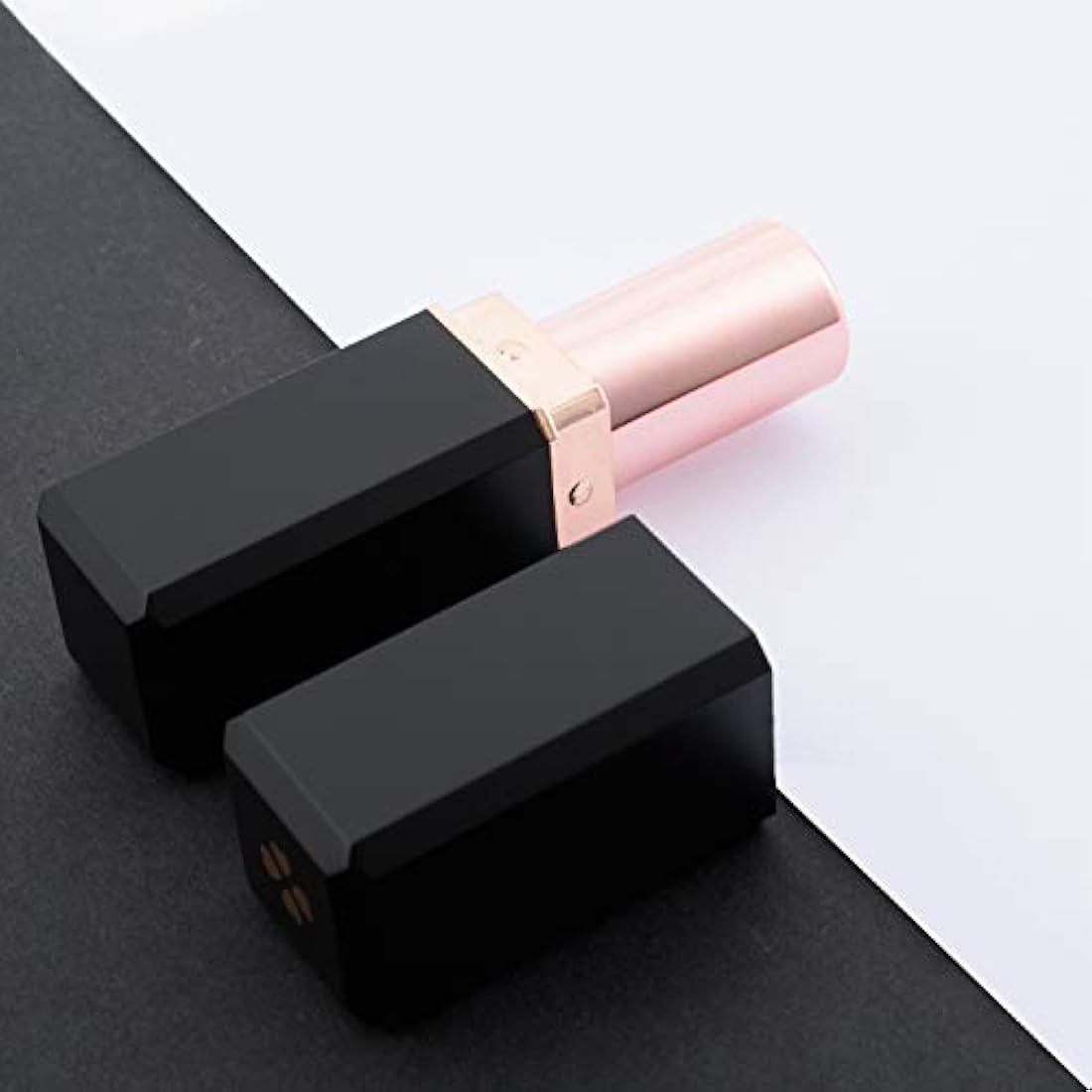 10Pcs Black Empty Lipstick Tubes – Square DIY Lip Balm Containers