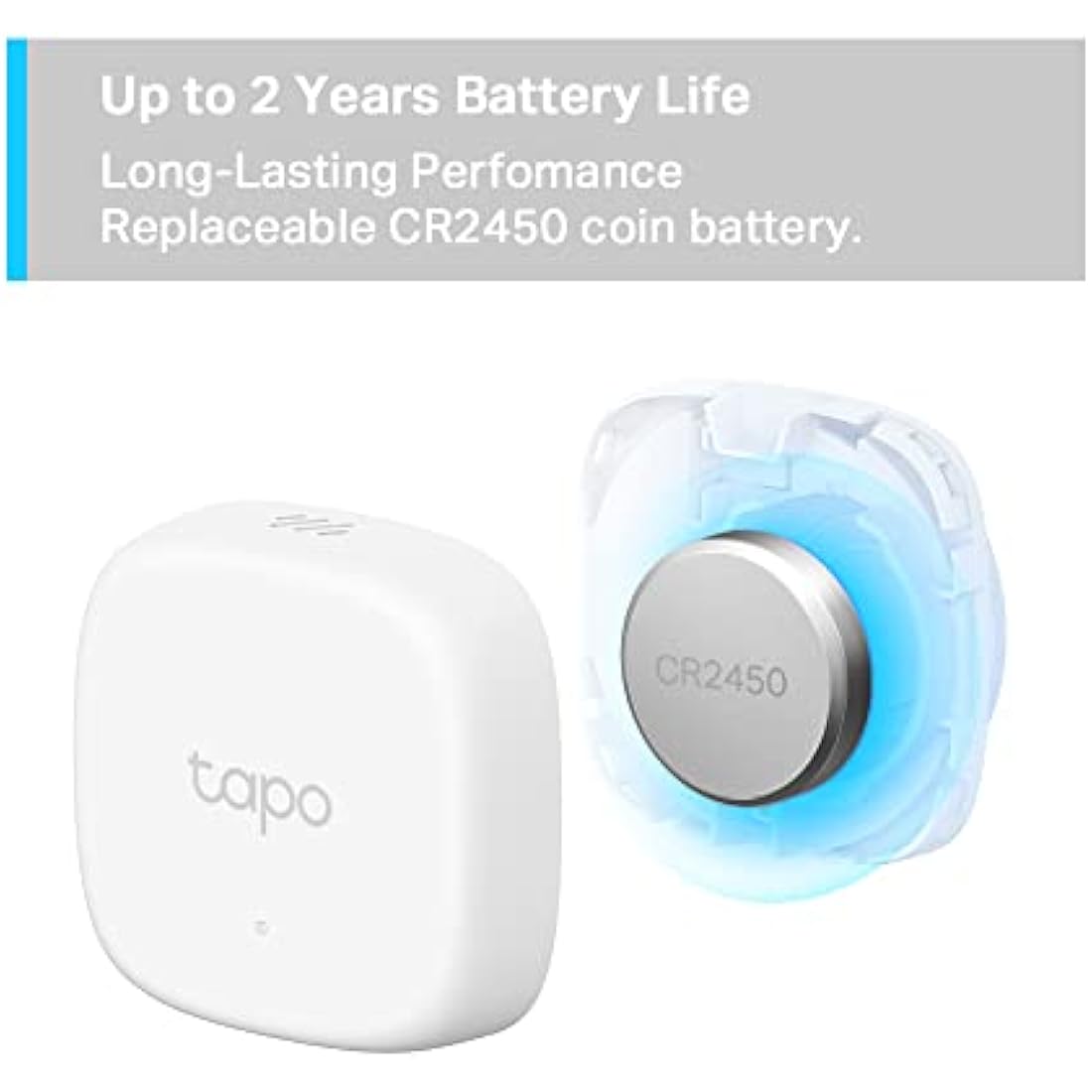 Tapo T310 Smart Humidity Meter & Room Thermometer | 2-Year Battery
