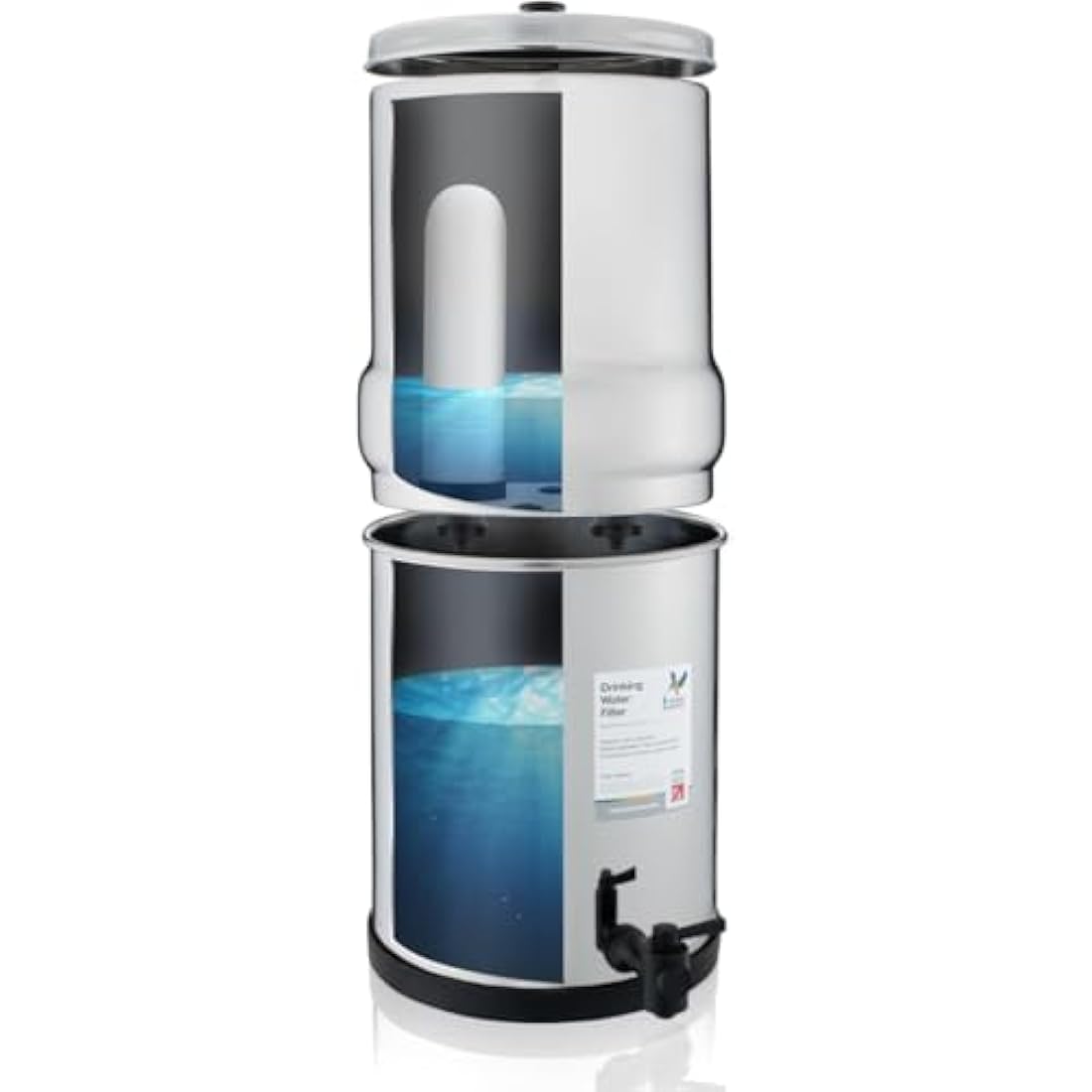 British Berkefeld 12L Stainless Steel Gravity Water Filter | 2 Cartridges