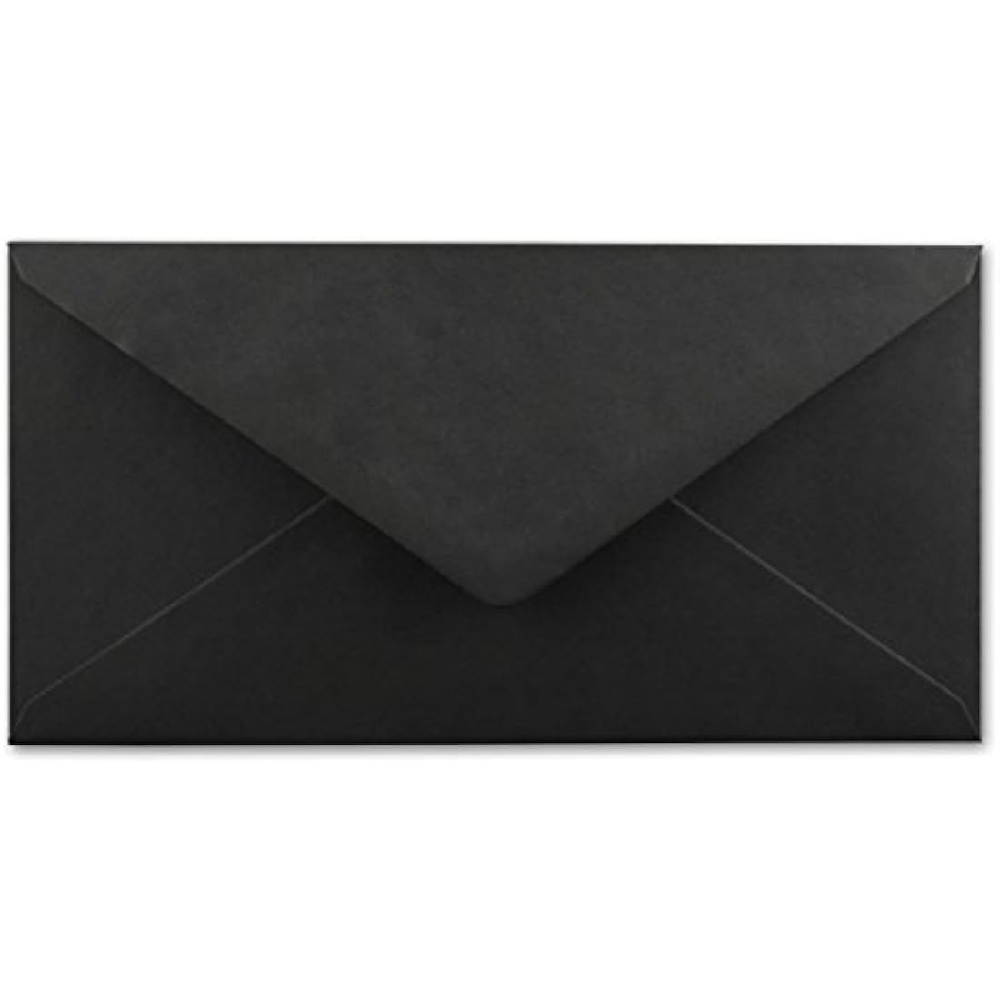 Gustav Neuser Black DL Envelopes – 110x220mm Gummed Paper – 150 Pack
