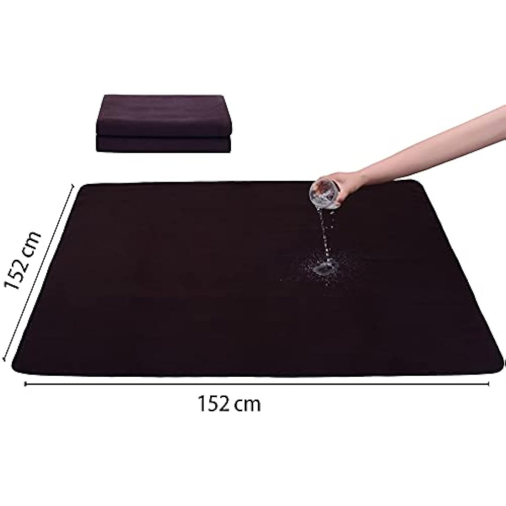 Washable Dog Pee Pads – 152x152 cm Reusable Waterproof Mat