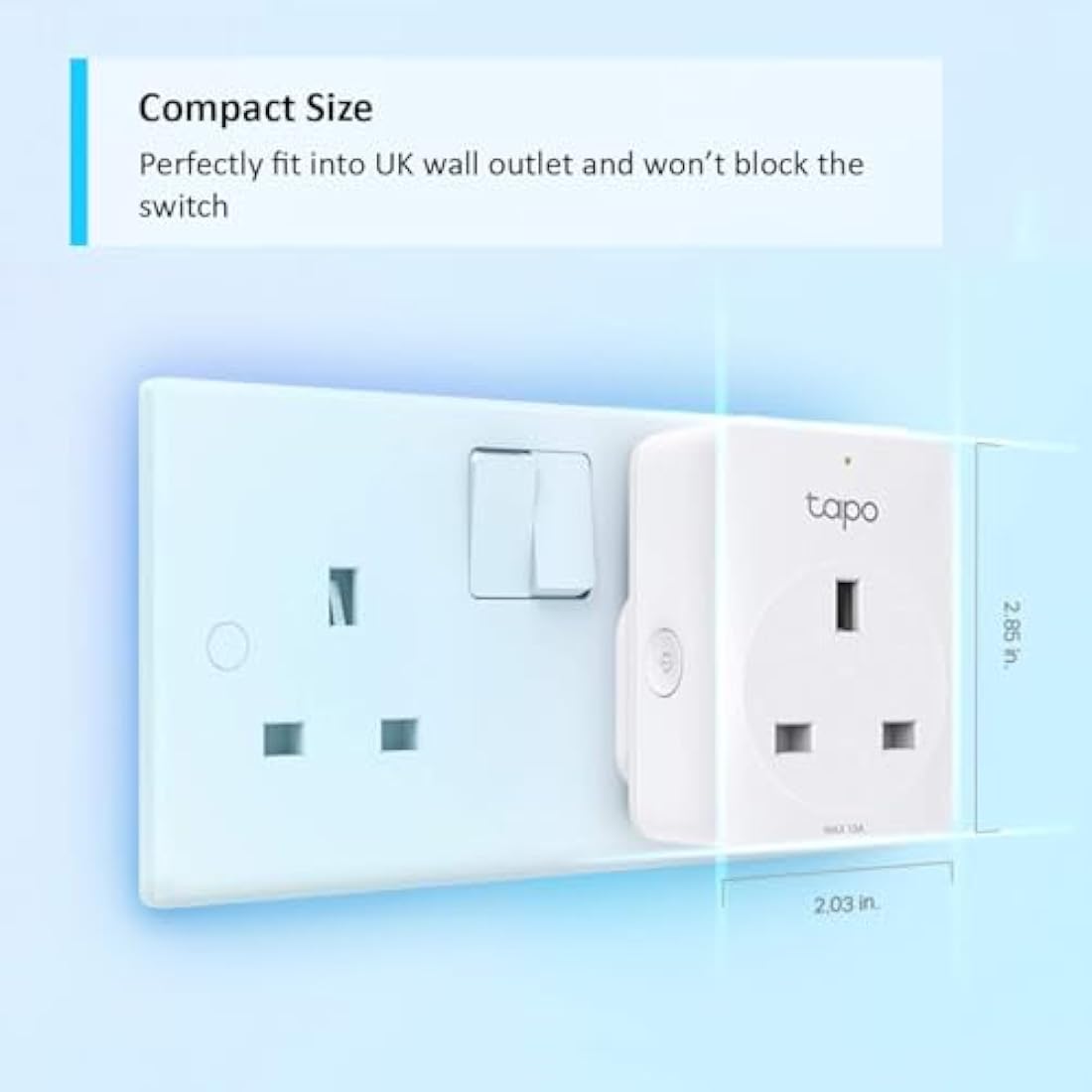 TP-Link Tapo P100 Smart Wi-Fi Plug (4-Pack) | Alexa & Google Home