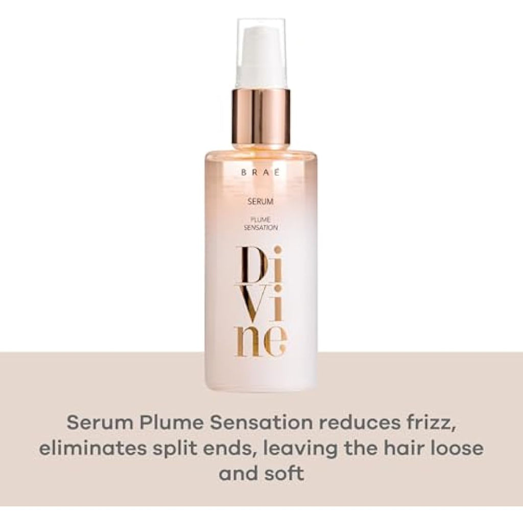 Brae Divine Plume Sensation Hair Serum – Frizz Control & Shine 60ml