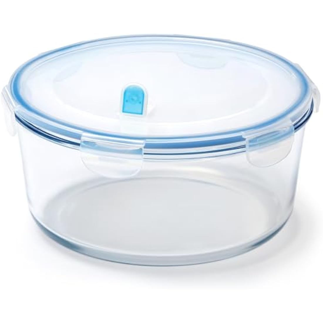 NUTRIUPS 2.8L Large Airtight Glass Food Storage Container | Tempered Glass