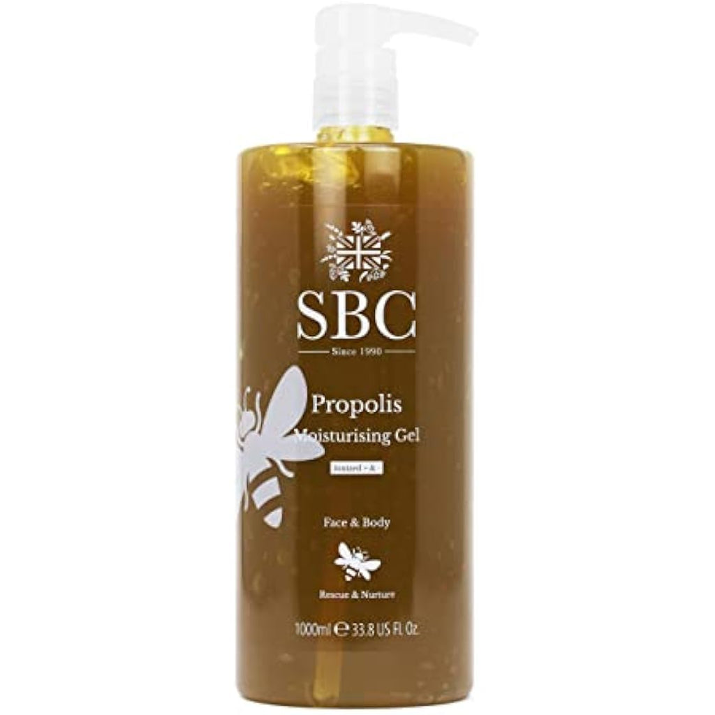 SBC Skincare Propolis Moisturising Gel – 1000ml Soothing Face & Body