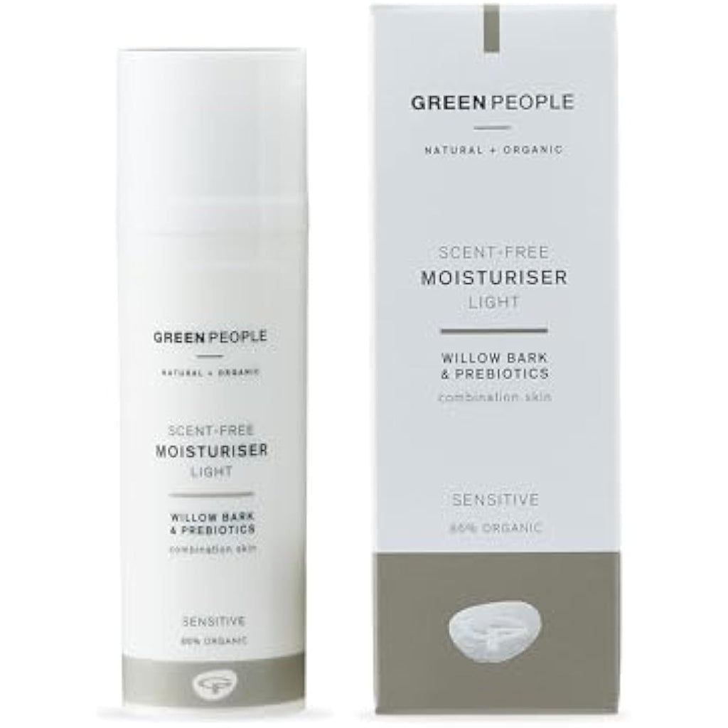 Green People Scent Free Light Organic Moisturiser for Sensitive Skin – 50ml