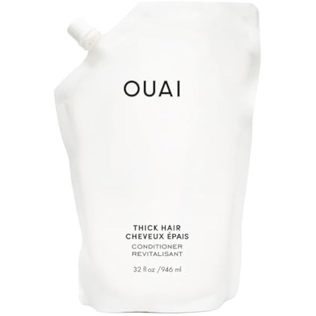 OUAI Thick Hair Conditioner Refill – Hydrating Keratin & Shea Butter 946ml