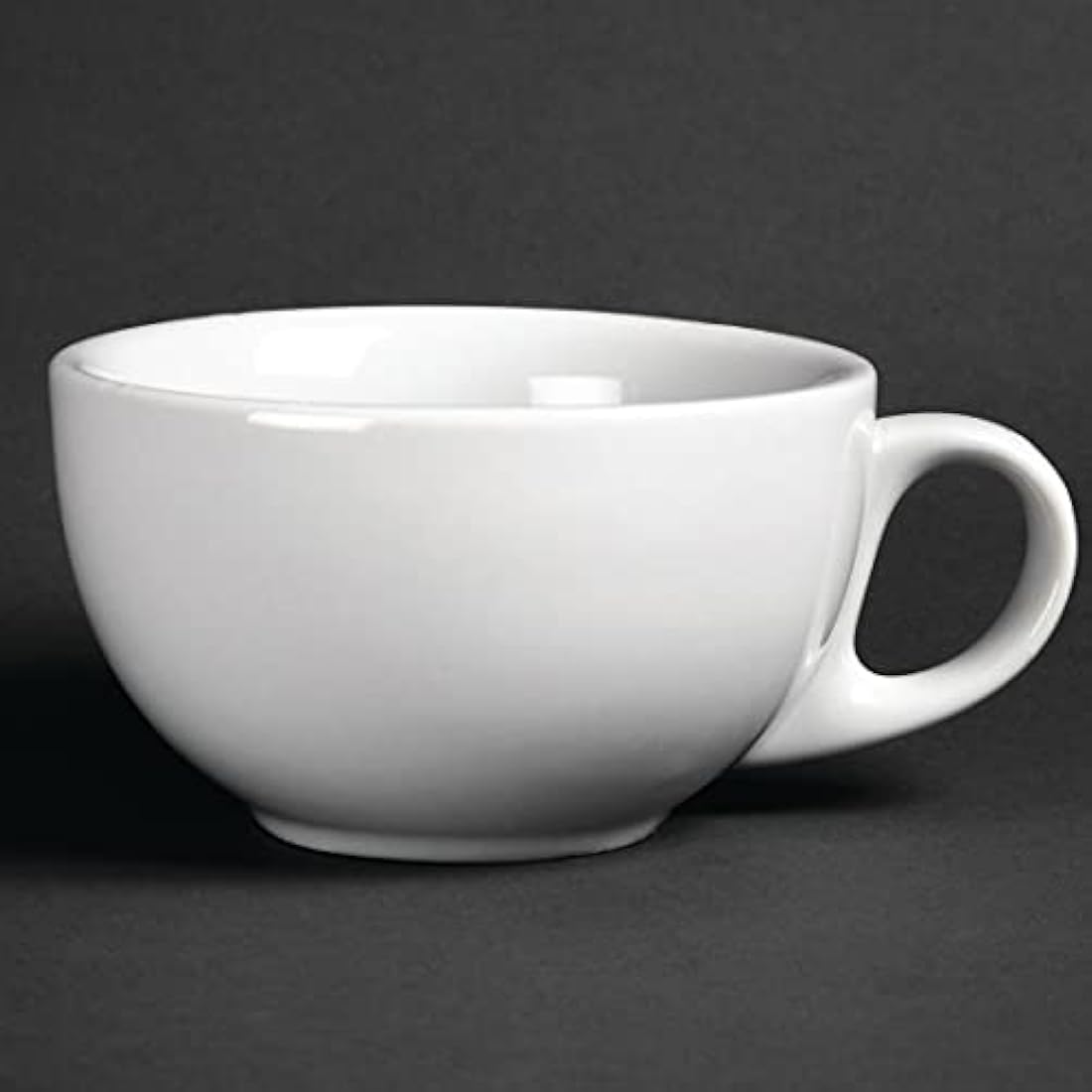 Olympia Athena Vitrified Cappuccino Cups - 285ml 10oz (Pack of 12)