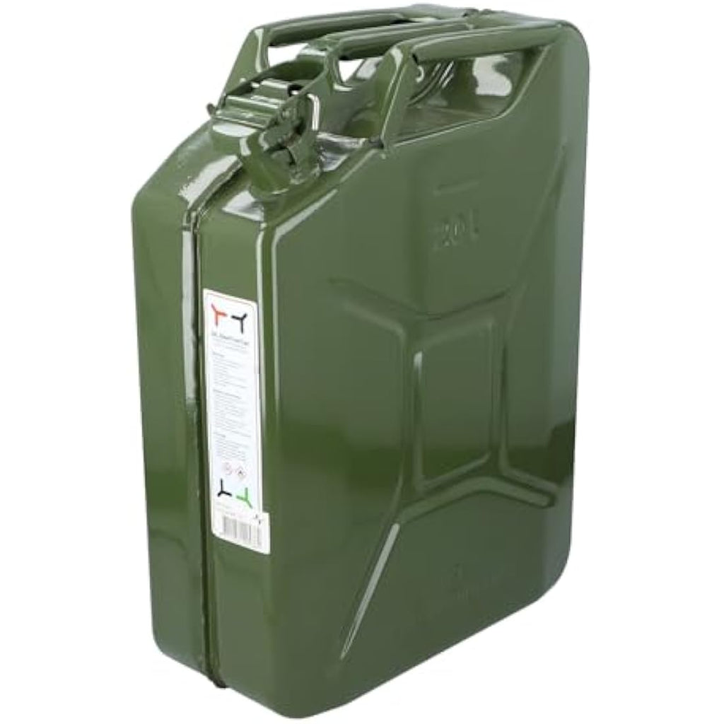 20L Metal Jerry Can – Durable Fuel and Gasoline Storage