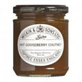 Tiptree Hot Gooseberry Chutney – Spiced Gourmet Condiment, 230g (3 Pack)