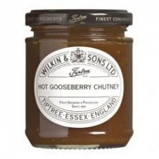 Tiptree Hot Gooseberry Chutney – Spiced Gourmet Condiment, 230g (3 Pack)
