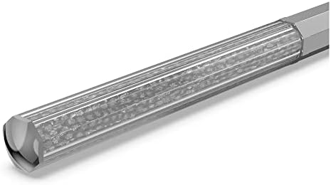 Swarovski Crystalline Ballpoint Pen – Octagon Shape – Silver Tone