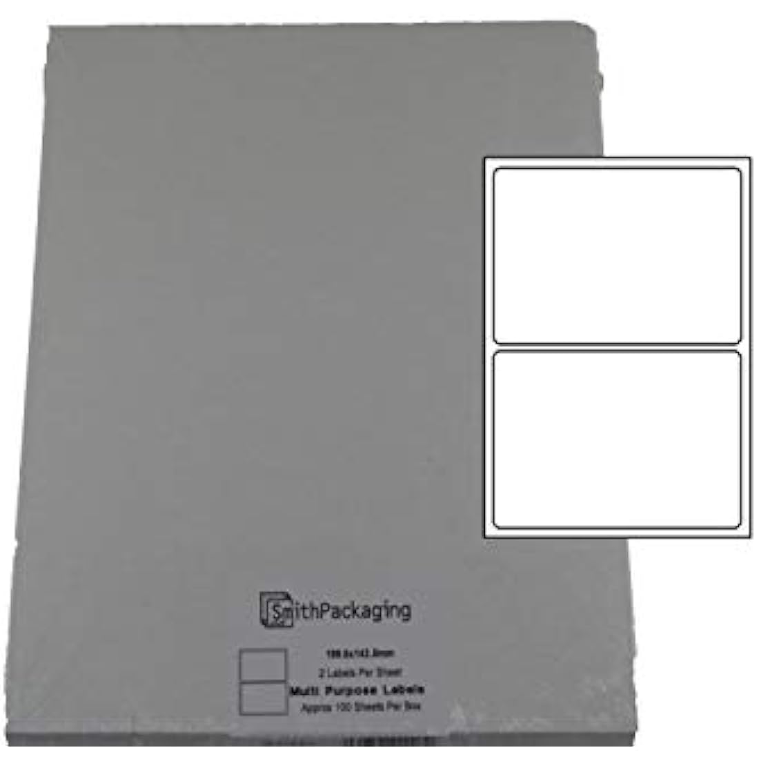 A4 Self Adhesive Address Labels | 2 Per Sheet | 100 Sheets