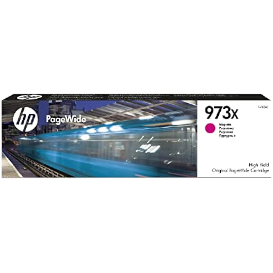 HP 973X Magenta High Yield PageWide Inkjet Cartridge (F6T82AE)