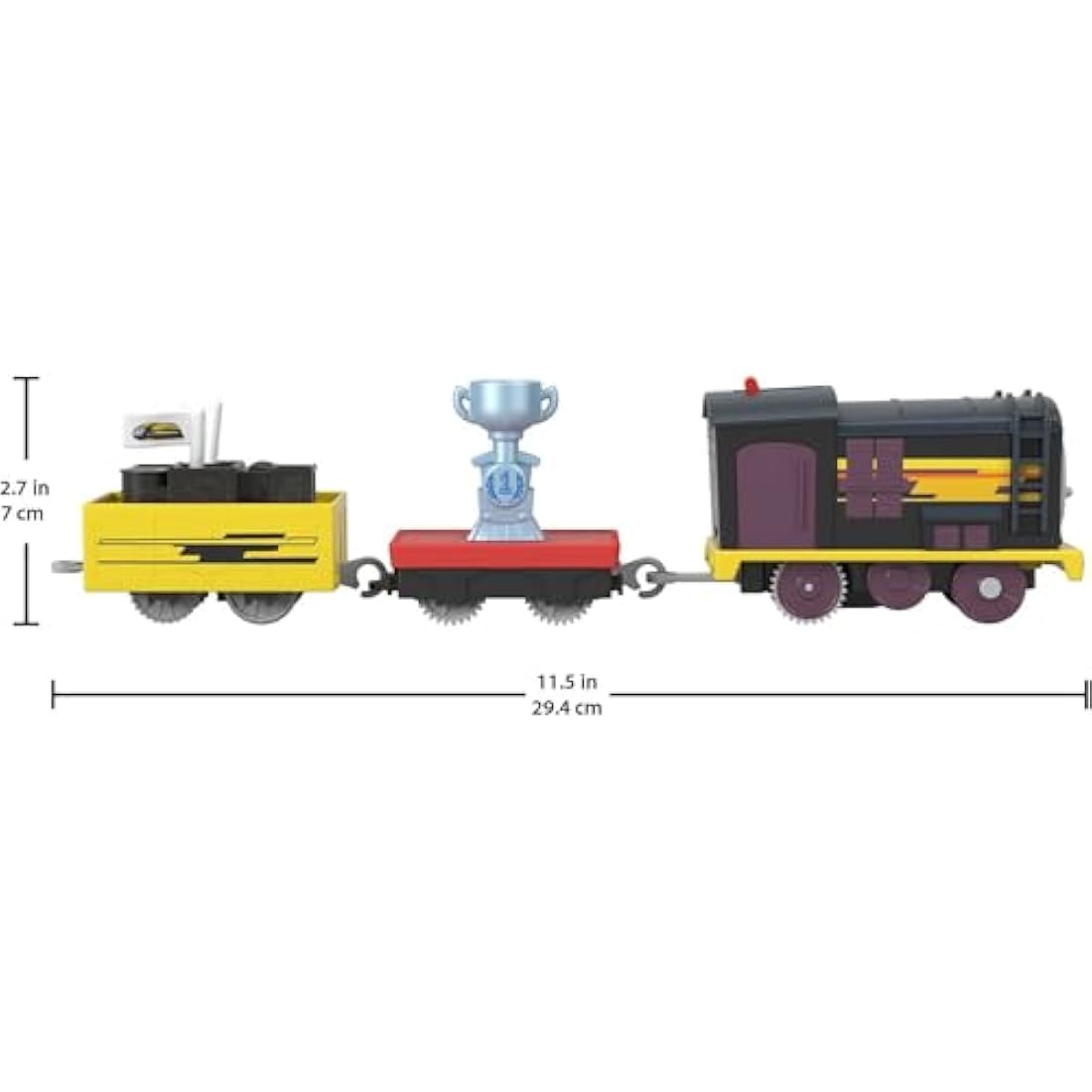 Thomas & Friends Diesel Motorized Train Engine with Sodor Cup Car