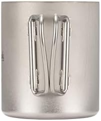Snow Peak Titanium Double-Wall Insulated Camping Mug – 15.2 fl oz