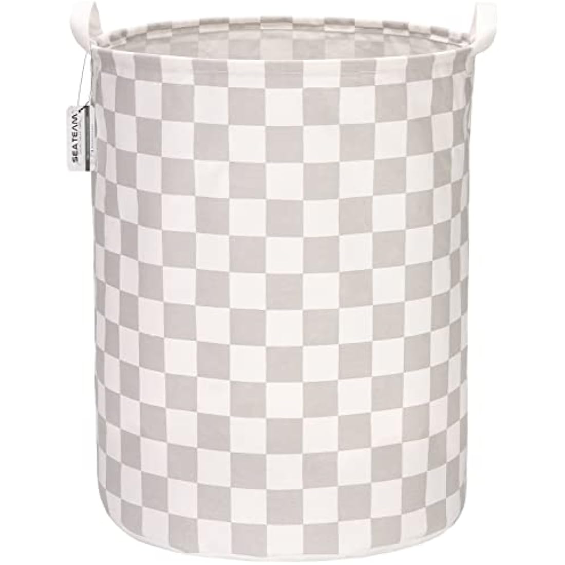 Waterproof Ramie Cotton Laundry Hamper – Large Folding Basket