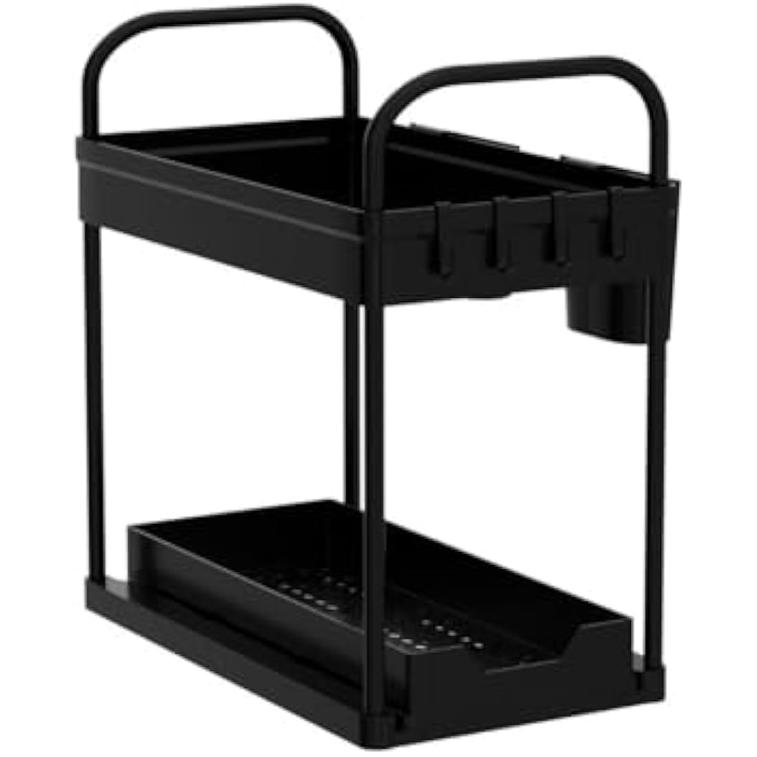 Gemwon 2-Tier Under Sink Organizer | Sliding Kitchen Storage Basket, 2 Pack