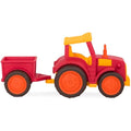 Wonder Wheels by Battat – Red Toy Tractor and Trailer for Toddlers