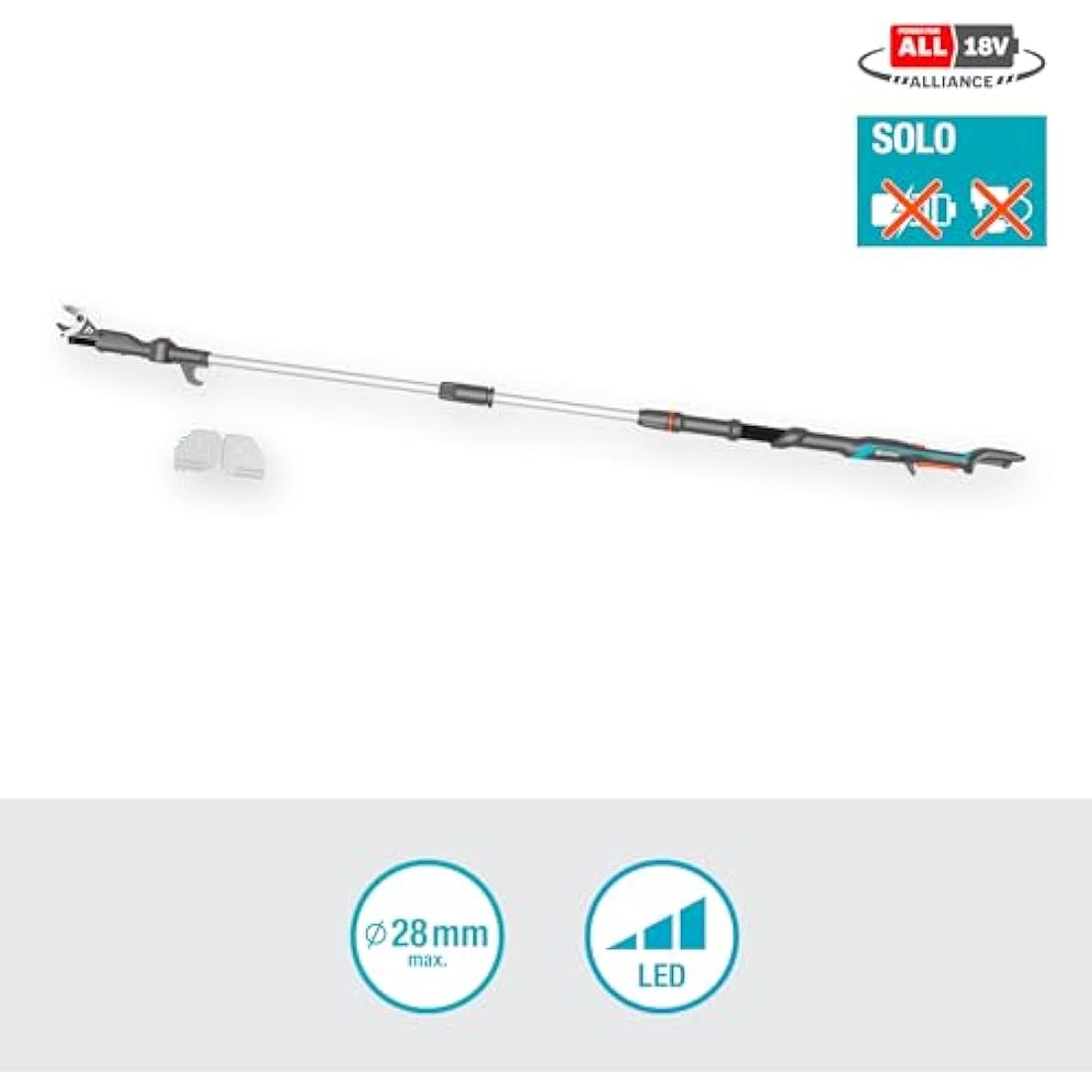 Gardena HighCut 250/18V P4A Cordless Telescopic Tree Pruner