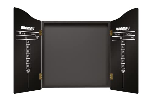 Winmau Rosewood Deluxe Dartboard Cabinet | Budweiser Scoring Panels