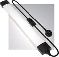 Amdelne 5FT LED Batten Light – 45W IP65 Waterproof Shop Light, 6000K Black