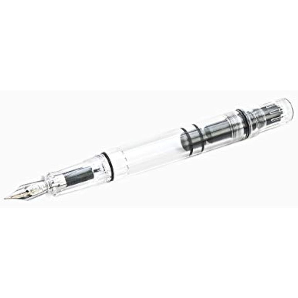 Twsbi ECO-T Fountain Pen – Clear Transparent Body – Broad Steel Nib