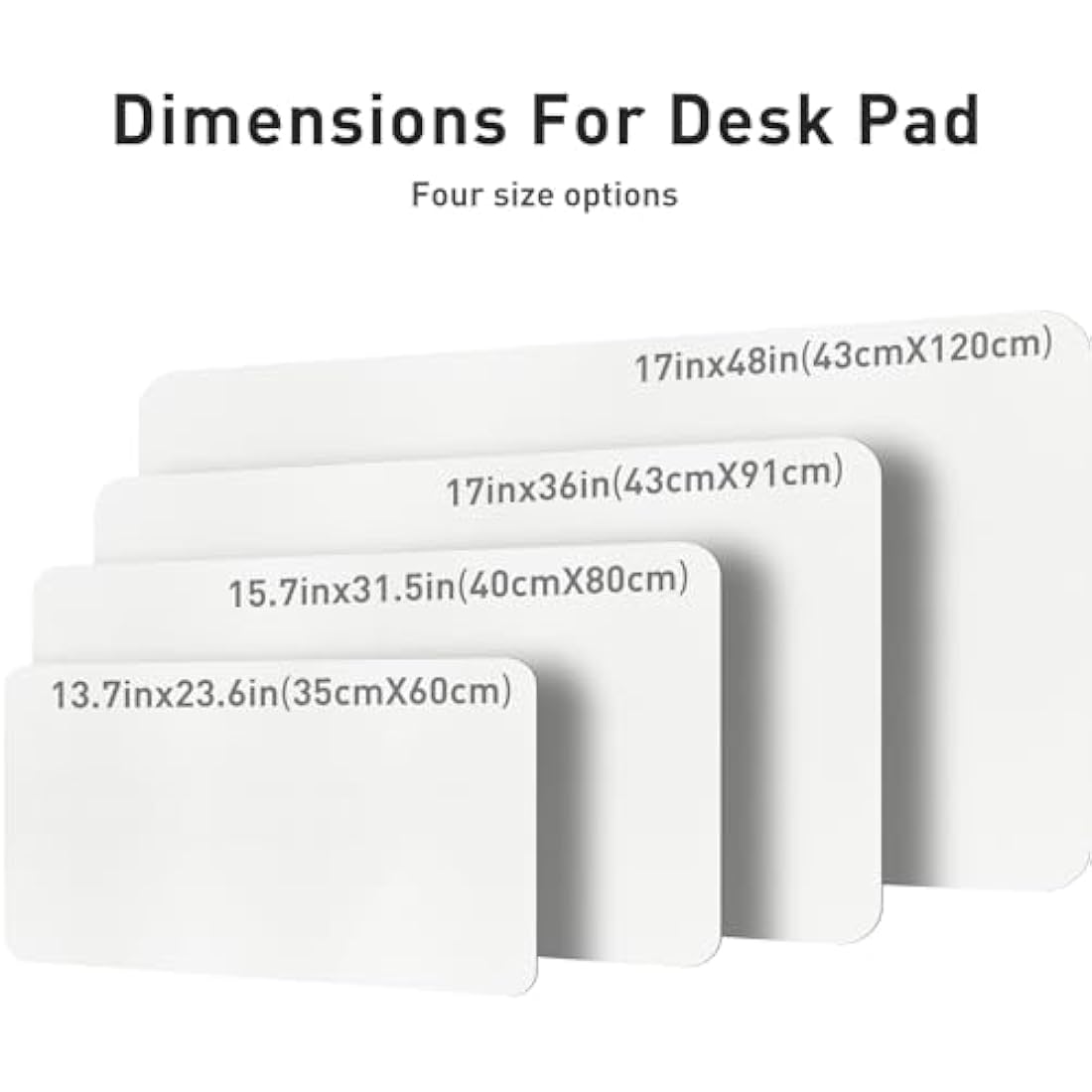 Jolof Store Leather Desk Mat – Non-Slip Waterproof Office Pad, Off-White