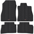 Travall Rubber Car Mats for Nissan Juke (2010-2019) | Heavy Duty Black