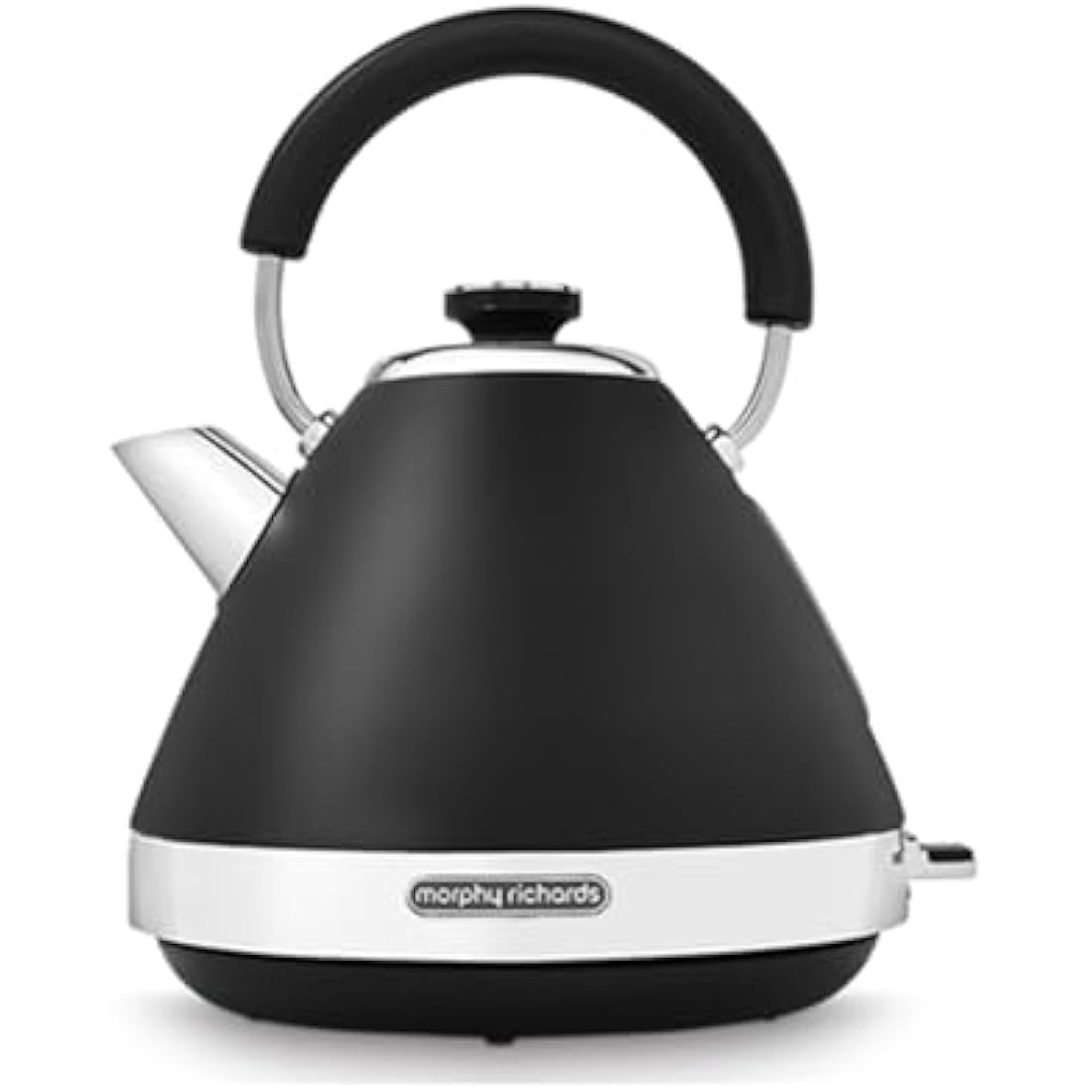 Morphy Richards Venture Pyramid Kettle – 1.5L Rapid Boil, Black
