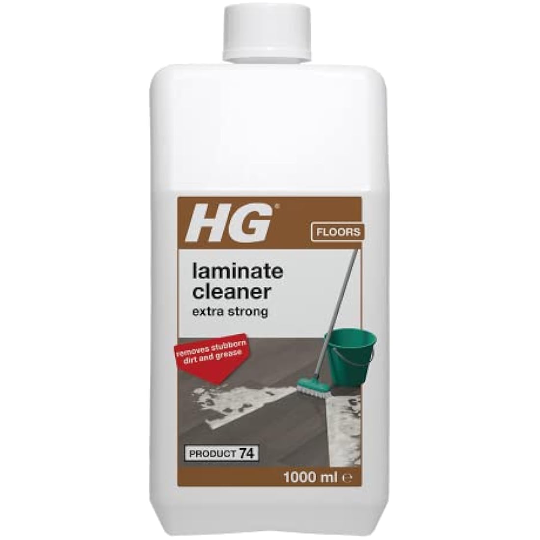 HG Extra Strong Laminate Floor Cleaner | Concentrated Stain Remover - 1L