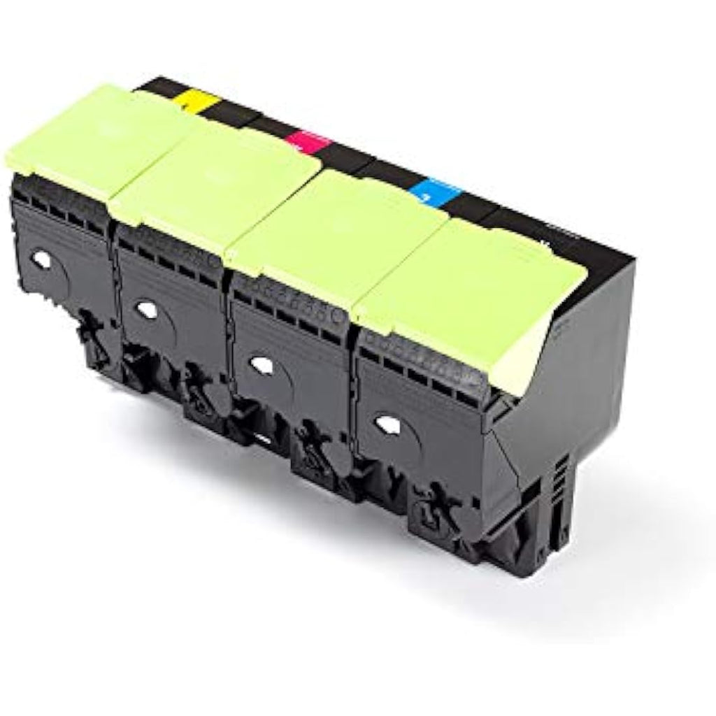 Green2Print Remanufactured Toner Set for Lexmark CX317DN CS417DN | 4-Pack
