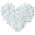 RuiChy 1000pcs White Silk Artificial Rose Petals for Wedding Decor