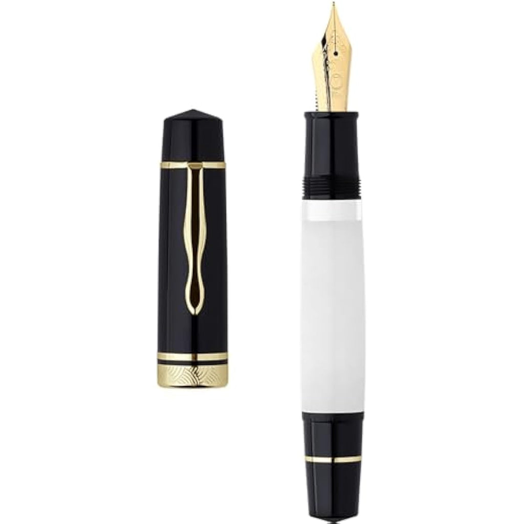Majohn P139 Piston Fountain Pen – Large Capacity Resin Medium Nib