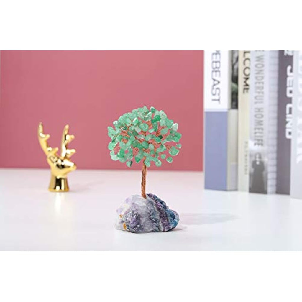 Jolof Store Green Aventurine Crystal Tree | Feng Shui Money Tree