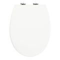 Mass Dynamic White Soft Close Toilet Seat | Quick Release Oval Star