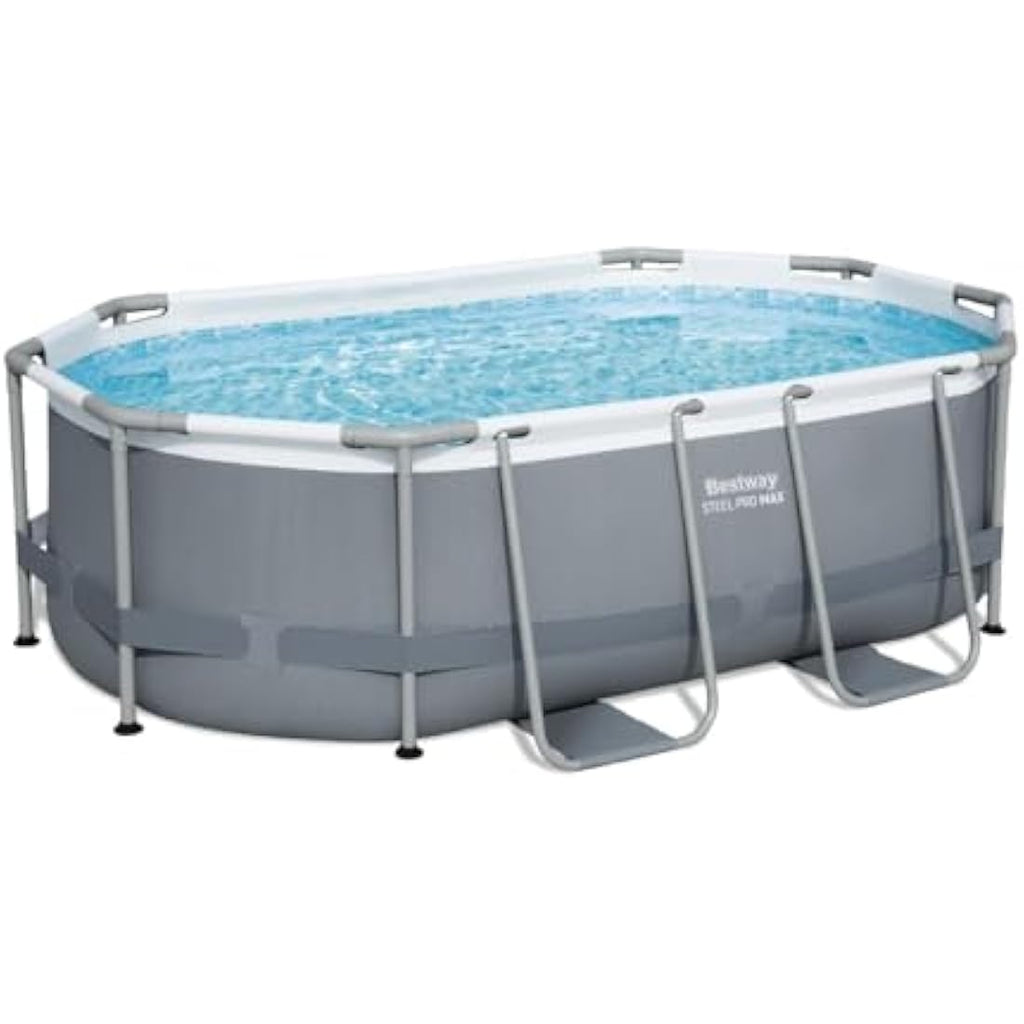 Bestway Steel Pro MAX Oval Above-Ground Pool Set with Filter Pump