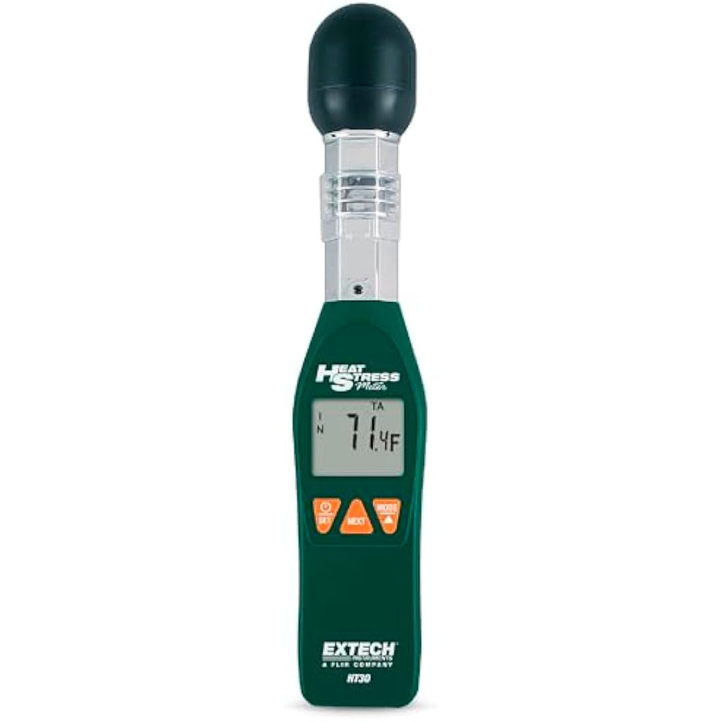 Extech HT30 Heat Stress WBGT Meter | RS-232 Interface & Humidity Sensor