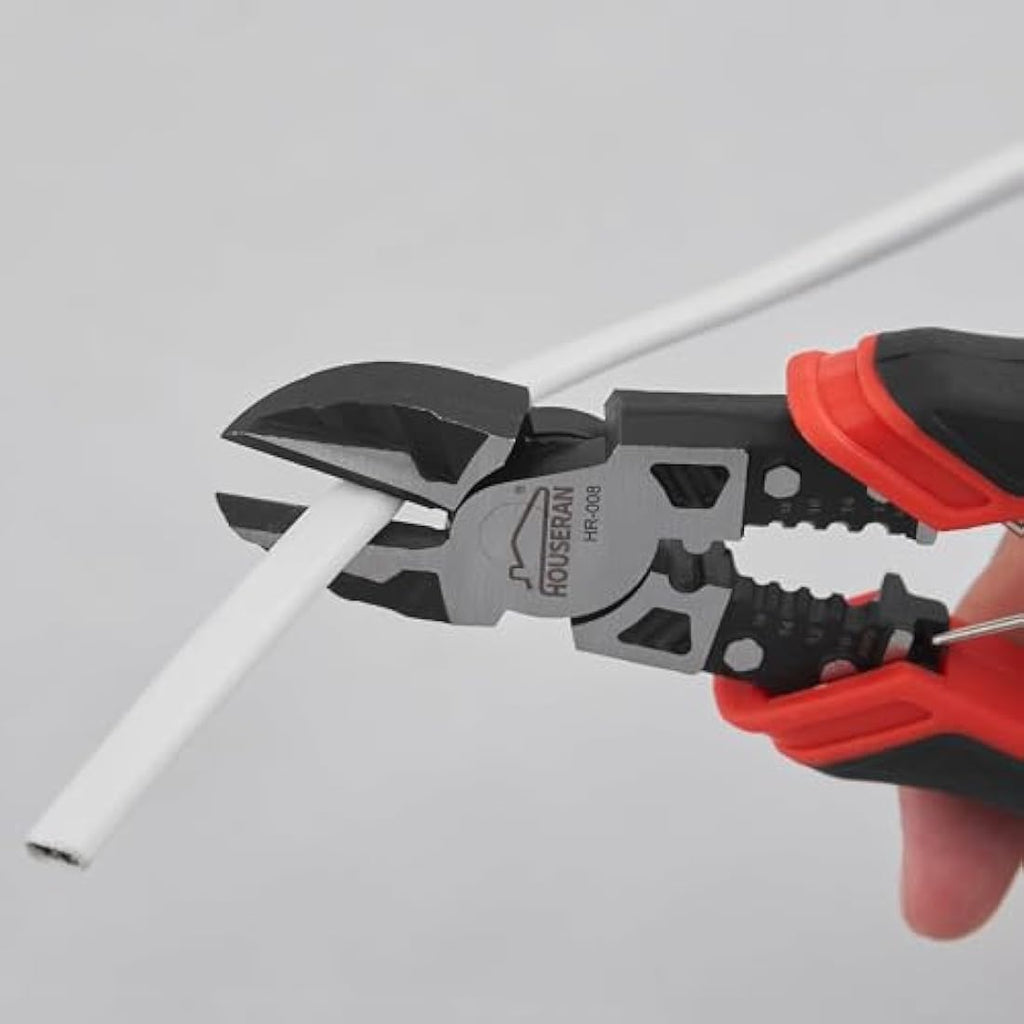 HOUSERAN 3-Piece Pliers Set | 55 Steel Spring Loaded Hand Tool Kit