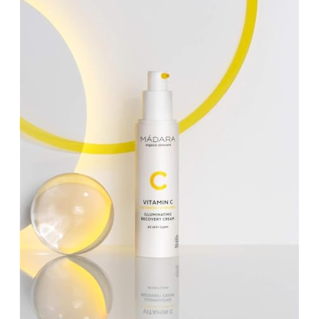 MÁDARA Vitamin C Illuminating Recovery Cream with Hyaluronic Acid – 50ml