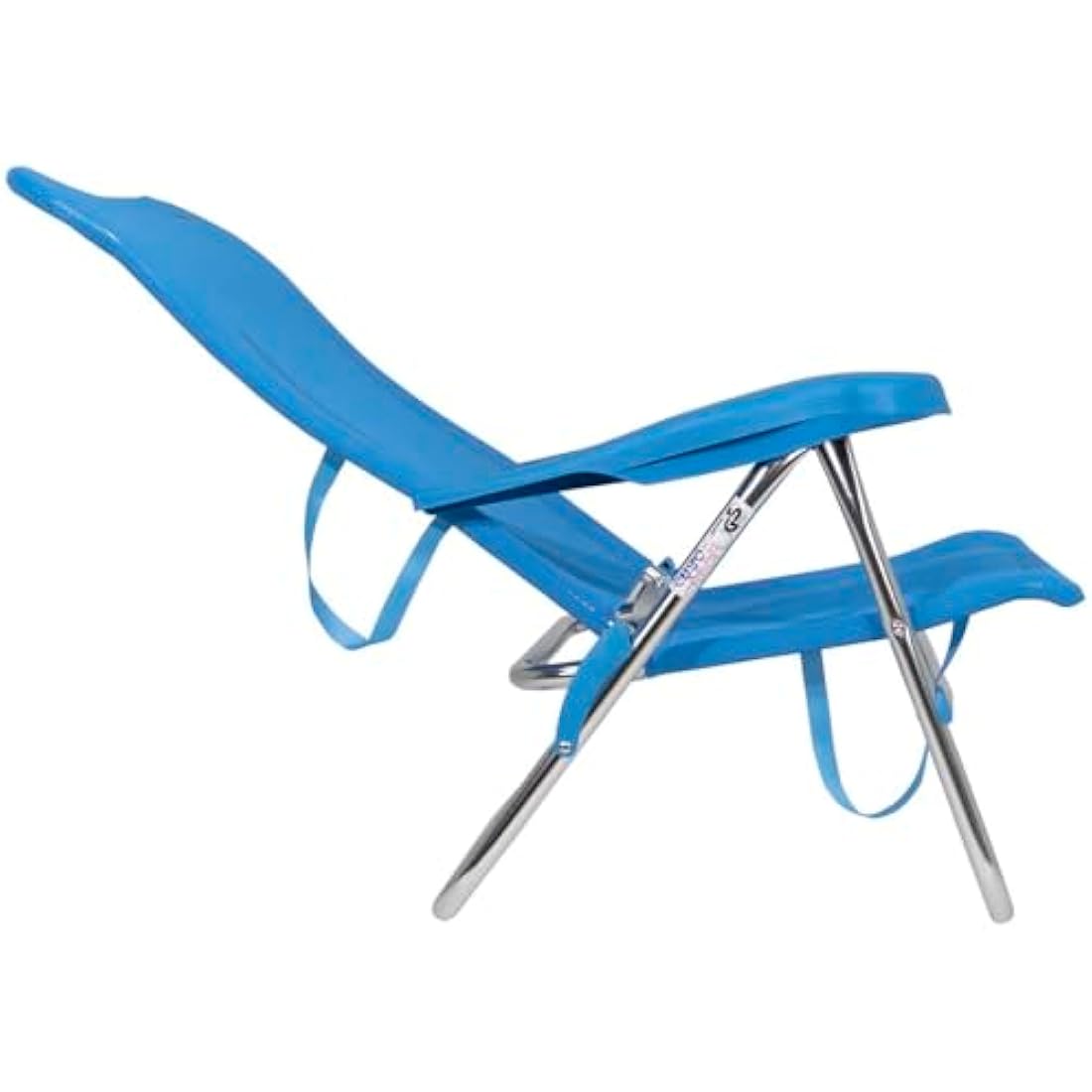 Crespo AL-205 Beach Chair – 7-Position Adjustable Outdoor Seat - White