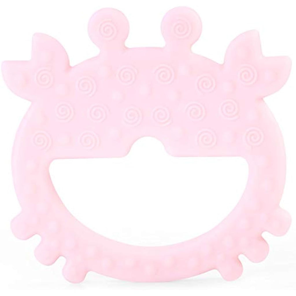 PREMYO Silicone Baby Teething Toy – BPA-Free Crab Teether for Sore Gums