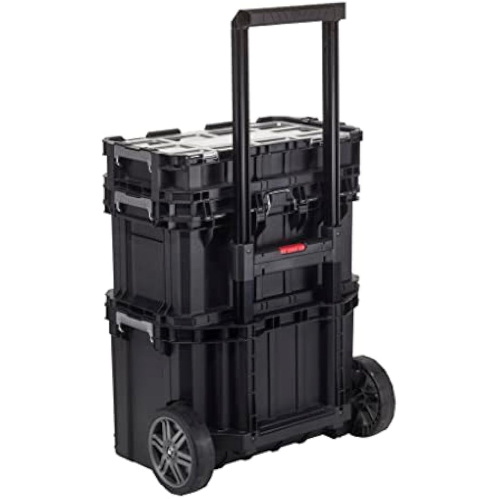 Keter Connect Mobile Workbench – Modular Tool Trolley with Wheels