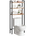 HOOBRO 3-Tier Over the Toilet Storage Rack – Industrial Bathroom Organizer